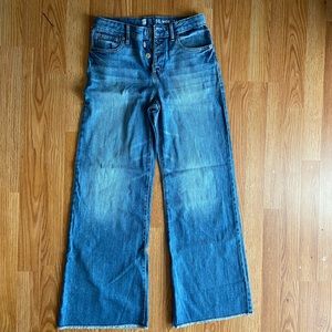 NEW high rise wide leg Gap jeans